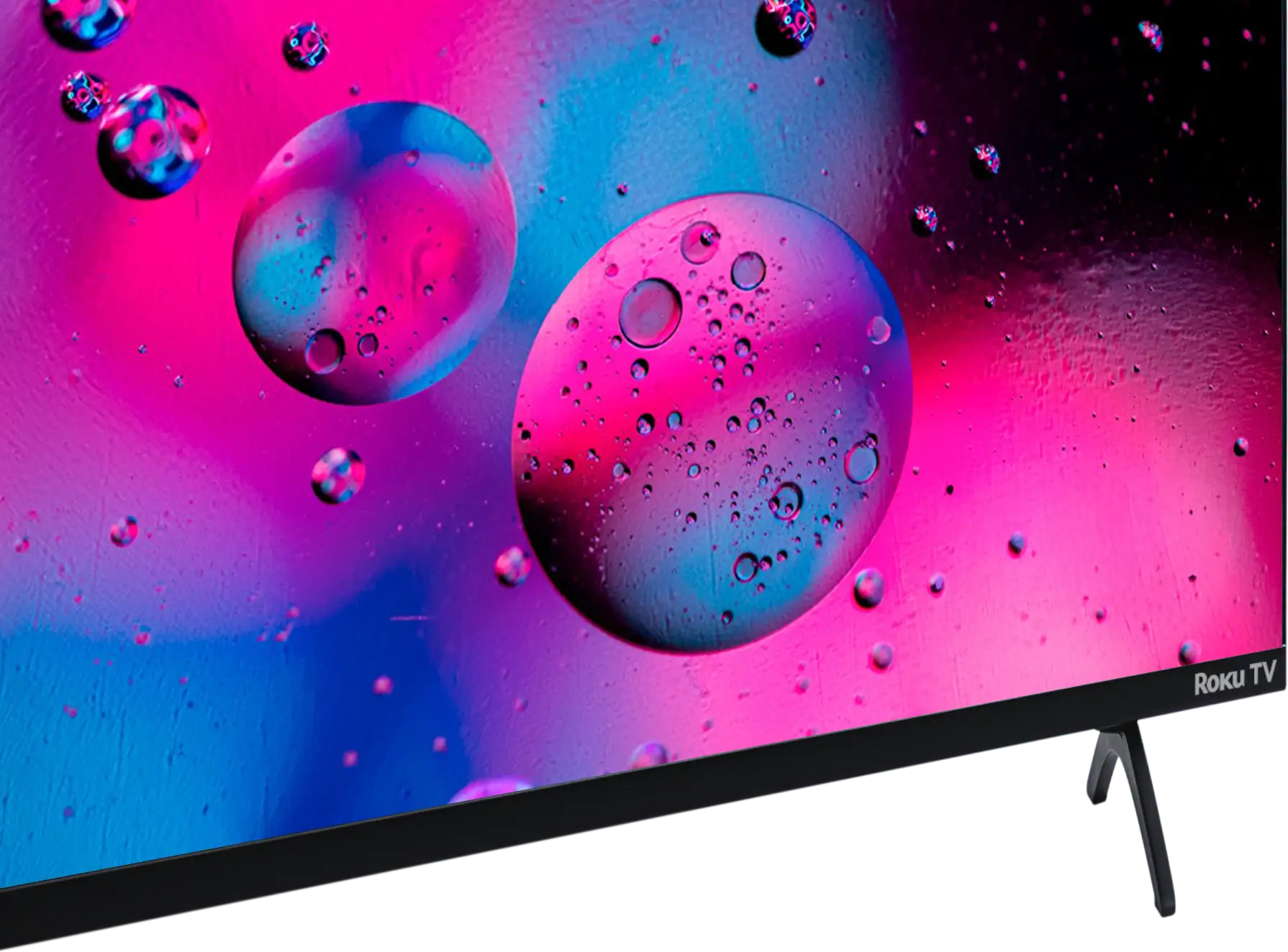 Tecnología de pantalla Detalle de borde de pantalla Challenger Roku TV