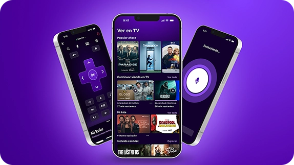 Aplicación Roku para móvil
